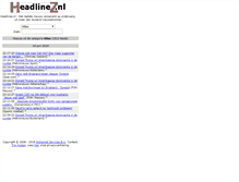 Tablet Screenshot of headlinez.nl